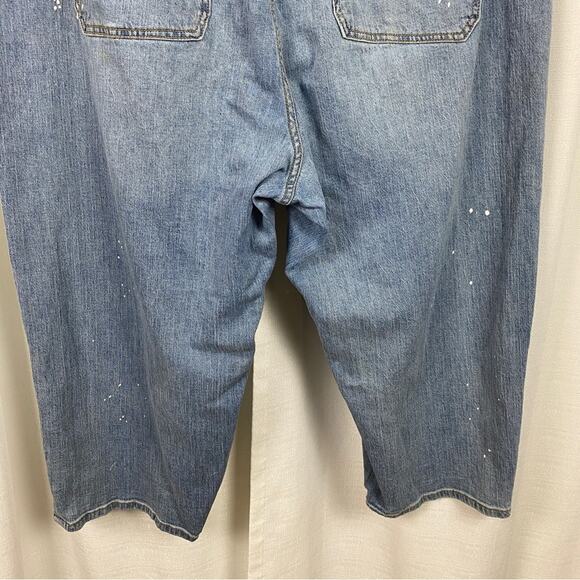 A+ Anthropologie Pilcro The Column Straight Jeans Sz.24W - Picture 14 of 16